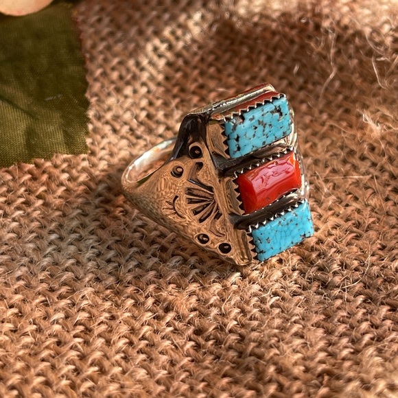 Native Navajo Silver Ring - Picture 1 of 14